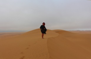 sandra on dune